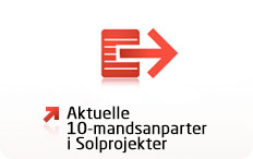 Aktuelle 10-mandsanparter i solprojekter